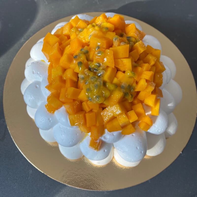 Pavlova fruits de saison